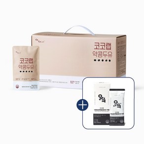 코코랩 약콩두유 통째 갈아 진한 무설탕 무첨가물 검은콩 더건강한 맷돌방식 NON GMO 100% 두유, 190ml, 20개