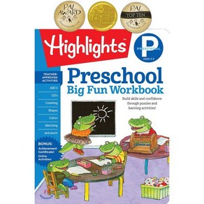 The Big Fun Peschool Activity Book, Highlights fo Childen