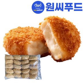 원씨푸드 새우 크림 그라탕 고로케 800g(40gX20개) 냉동 겉바속촉 일식 크로켓, 1개, 800g