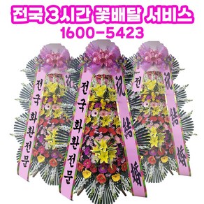 당일배송 3단화환 고급형 축하화환 결혼식 개업식 근조 전국꽃배달 행사 근조화환, 축하 3단 고급형