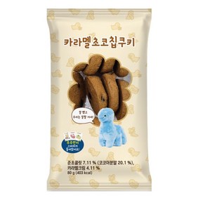 우주먼지 카라멜초코칩쿠키, 6개, 80g