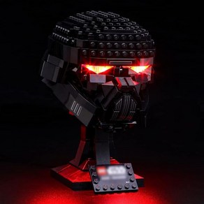 레고테크닉 레고스타워즈 레고프렌즈 파워정품 LIGHTAILING Led Light fo Lego 75343 Sta Was Dak Toope Helmet Building, 1개