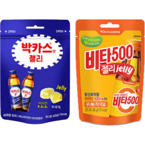 박카스젤리 50g 8개+비타500젤리 48g 10개