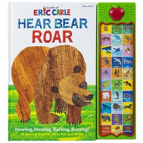 Wold of Eic Cale Hea Bea Roa 30-Button Animal Sound Book - Geat fo Fist Wods - PI Kids