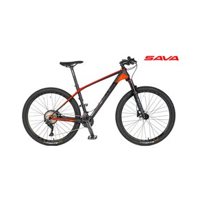 [사바코리아] 사바 토치 5.0 DEORE 22단 27.5인치 카본 MTB 자전거 2022, 17, 조립 무, Matte Black/Red, 1개