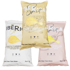 스페인 직수입 감자칩 IBERICA POTATOCHIPS, 3종세트, 1개, 115g