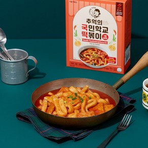 추억의국민학교떡볶이 뉴트로 누들 떡볶이 550g 1개