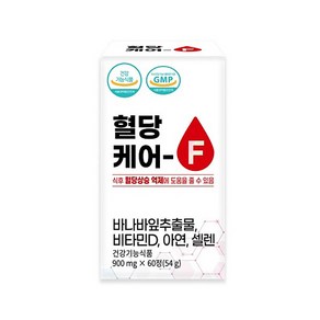 바나바잎 추출물 혈당케어 F, 60정, 1개