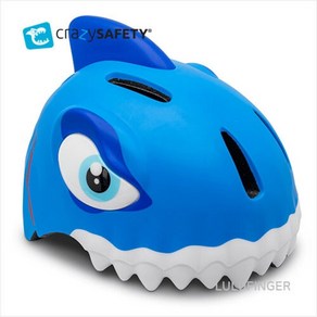 [룰루핑거] 크레이지세이프티 유아동 헬멧 상어(Shak)-블루 3F-02-301, 1개