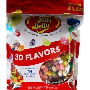 Jelly Belly Oiginal Goumet Beans 30가지 맛 글루텐 프리 1.4kg(3파운드) 딸기 28.3g(1온스), 1개, 1.44kg