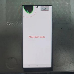 LCD 터치 디스플레이 스크린 어셈블리 슈퍼 AMOLED 결함이 있는 삼성 호환 Note10 Plus N975 +, 없음