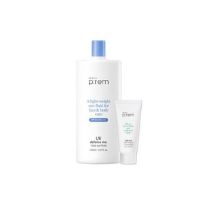 메이크프렘 유브이 디펜스 미 데일리 선플루이드 150ml +폼20ml, 유브이 디펜스 미 데일리 선플루이드 150ml +폼20, 1개