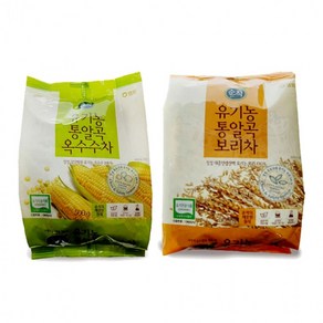 순작 유기농 통알곡 보리차 500g/옥수수차 500g 주전자차, 500g, 1개, 1개입