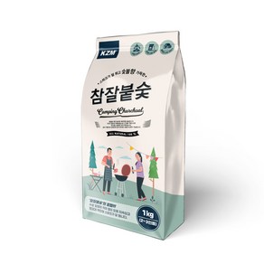 카즈미 참잘붙숯 바베큐숯 캠핑 점화탄 활엽수숯 1kg 5kg 10kg