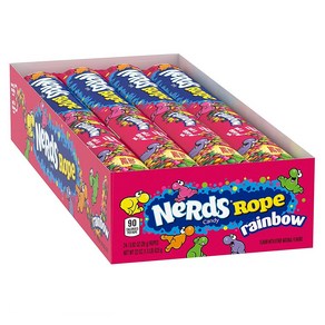 너드 로프 레인보우 츄잉 캔디 22oz(625g) Neds Rope Rainbow Candy, 1개, 625g