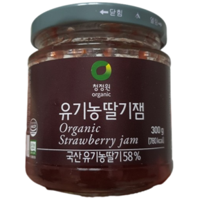 청정원 유기농 딸기잼, 300g, 1개