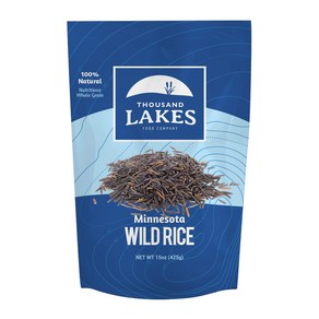 Thousand Lakes Minnesota Gown Wild Rice - 15 ounces  100% Wild Rice  All Natual, 1개