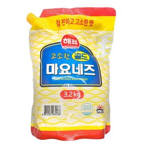 해표 마요네즈 스파우트팩 3.2kg 유통기한 24년 11월 10일, 1개