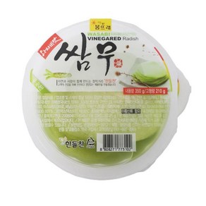 한들찬 봄뜨래 쌈무(와사비맛) 350G, 1, 단품