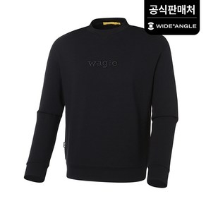 [와이드앵글 공식] 골프 남성 WG 픽셀 로고 맨투맨 티셔츠 M WMU22272Z1