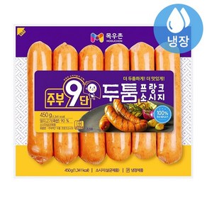 목우촌 주부9단 두툼 프랑크 소시지, 450g, 3개, 450g