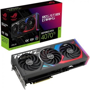 ASUS ROG Stix NVIDIA GeFoce RTX™ 4070 Ti OC Edition 게이밍 그래픽 카드PCIE 4, ROG Stix_RTX4070TiOC12G