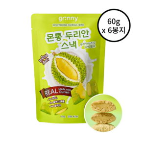 그리니 스낵 60g-두리안, 60g, 6개