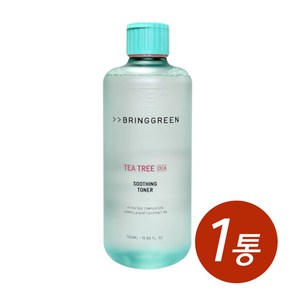 브링그린 vegan 티트리 시카 수딩 토너 대용량 500ml x 1통, 1개