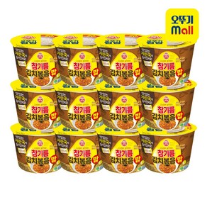 오뚜기 컵밥 참기름김치볶음밥(즉석국) 264g 12개, 259g