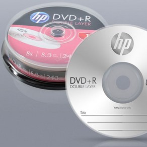 HP DVD+R DL 8.5GB 10P CAKE, 1개