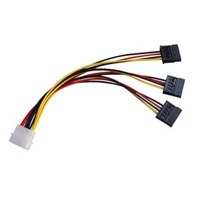 SATA 4PIN 전원 어댑터 라인 3 SATA에서 IDE 4PIN 전력 확장 케이블 확장