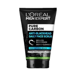 로레알파리 남성 엑스퍼트 퓨어 카본 페이스 스크럽 100ml L'Oreal Men Pure Charcoal Scrub