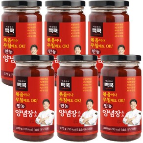 백종원의 만능양념장소스 370g, 6개