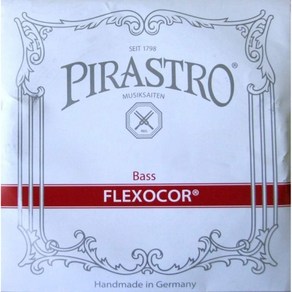 PIRASTRO 베이스 FLEXOCOR 341320 A와이어 콘트라베이스 스트링, 3/4, A-wie (3413), 1개