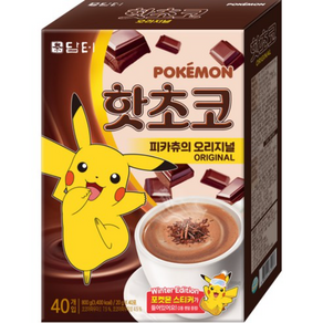 담터 포켓몬 핫초코 피카츄의 오리지널 40p, 20g, 40개입, 1개