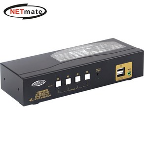 듀얼 4K HDMI KVM 4:1 스위치 USB NM-HKD04D