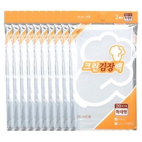 크린랩 김장봉투 특대 20포기용 72cm x 105cm 2매입, 특대형(약20포기), 1개, 10세트