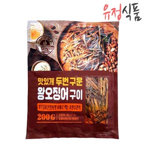 정화식품 맛있게 두번 구운 왕오징어구이 200g, 5개