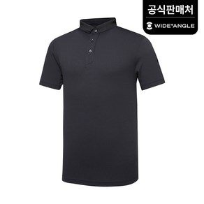 [와이드앵글 공식] [골프] 남성 CF 변형카라 티셔츠 M WMM22244Z1