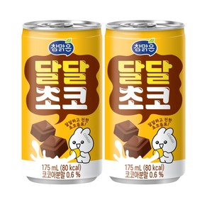 참맑은 달달초코 초코음료 코코아 캔음료, 90개, 175ml