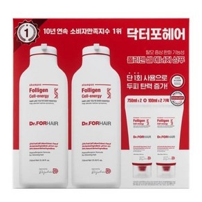 닥터포헤어 셀에너지 샴푸, 2개, 750ml