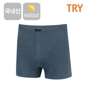 트라이 TRY 남성 위버트렁크 모달 남자 사각팬티 속옷 카키 시크릿더샵