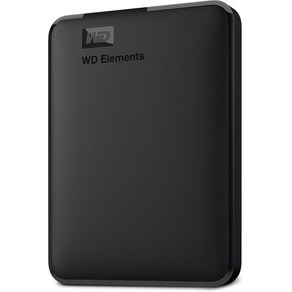 WD New Elements Potable 외장하드 1TB, 검은색