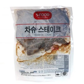 sfood 차슈스테이크 500g/에쓰푸드, 500g, 1개