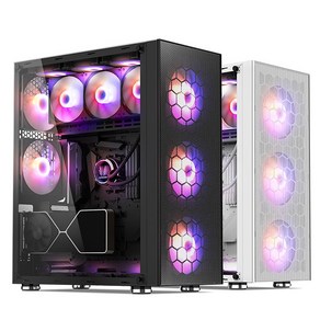 3RSYS T840 풍통 빅타워 컴퓨터 PC 케이스 화이트, 1개