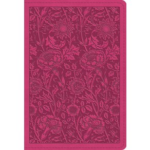 (영문도서) Lage Pint Compact Bible-ESV-Floal Design Imitation Leathe, Cossway, English, 9781433545771