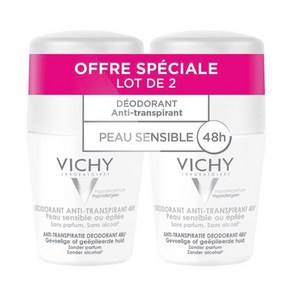 VICHY 프랑스 정품 비쉬 48시간 센시블 발한 억제 데오도란트 50ml 2개세트 (민감성피부)