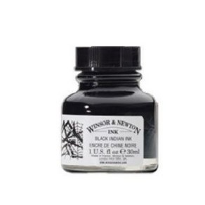 동아측기 [윈저앤뉴튼] 드로잉 잉크/14ml 30ml, Black Indian Ink - 30ml