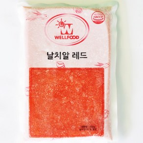 푸드마을 날치알 레드 500g 초밥 알밥, 1개, 날치알 레드(현이) 500g