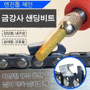 엔진톱 체인 샌딩비트 전동 톱날 연마기 소재의표면 장식/무늬 처리/폴리싱/가시 제거 등에 적합, 2개